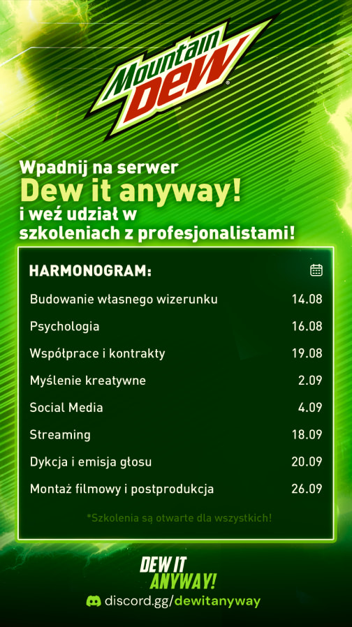 Wpadnij na serwer Dew it anyway!